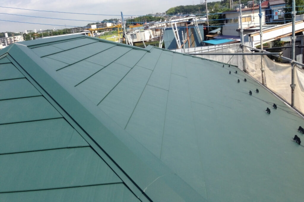 屋根葺き替え工事の施工工程