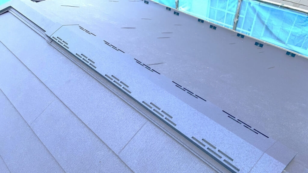 屋根葺き替え工事の施工イメージ